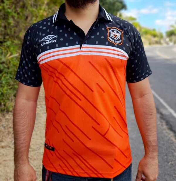 Camisa Polo Del Aguila Naranja
