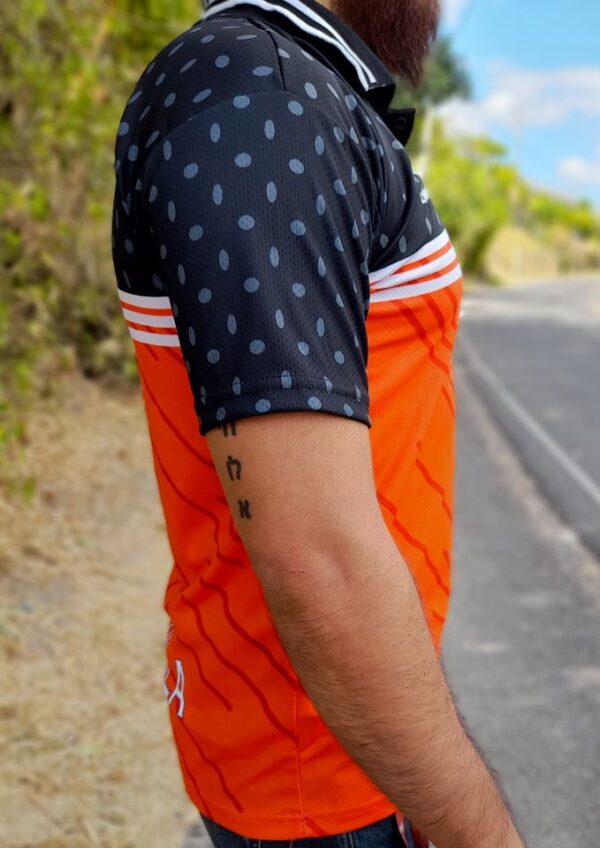 Camisa Polo Del Aguila Naranja