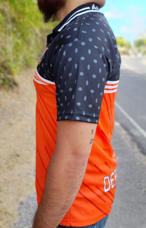 Camisa Polo Del Aguila Naranja