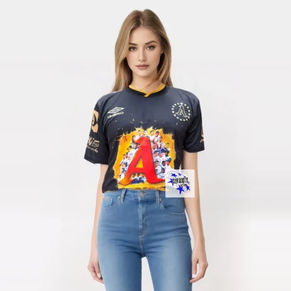 Camisa negra Alianza Campeón 2020-2021