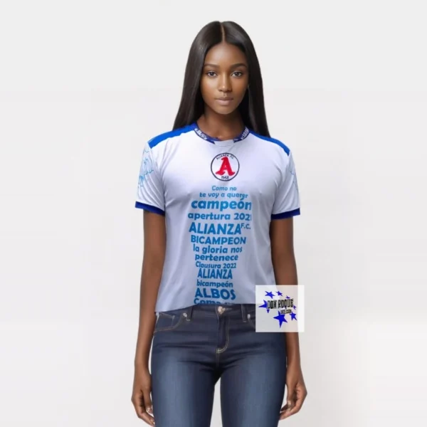 Camisa de Alianza F.C. Bicampeón 2021-2022