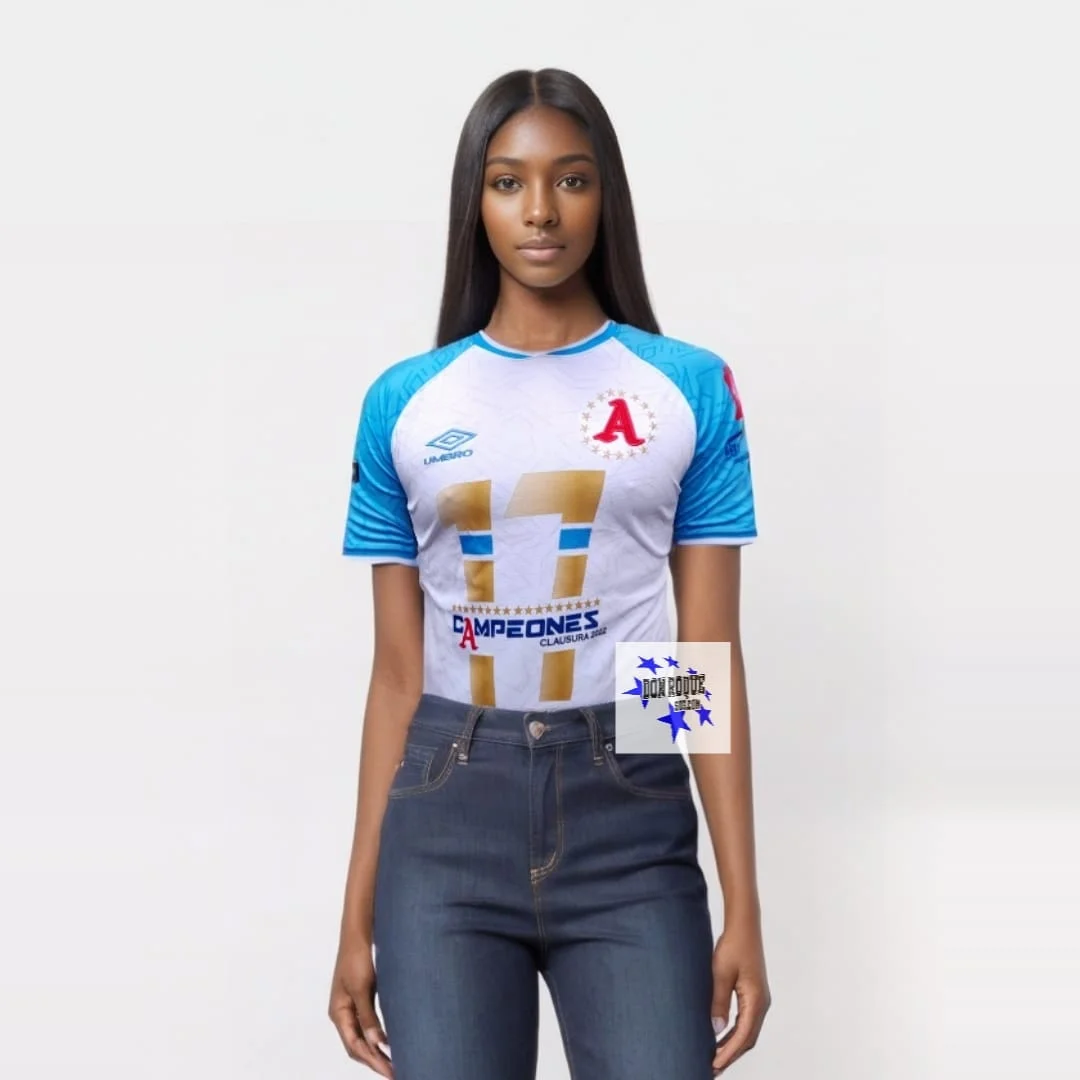 Camisa blanca Alianza F.C. campeón 2021-2022