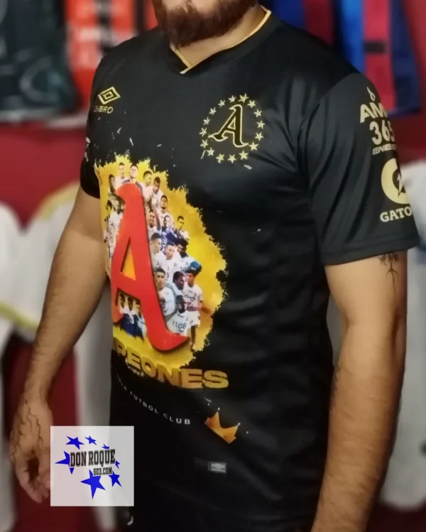Camisa negra Alianza Campeón 2020-2021