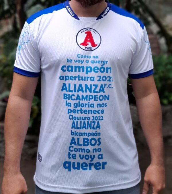 Camisa de Alianza F.C. Bicampeón 2021-2022