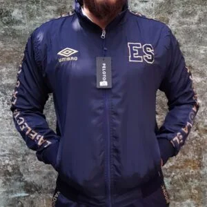 Chumpa impermeable de El Salvador Azul Oscuro