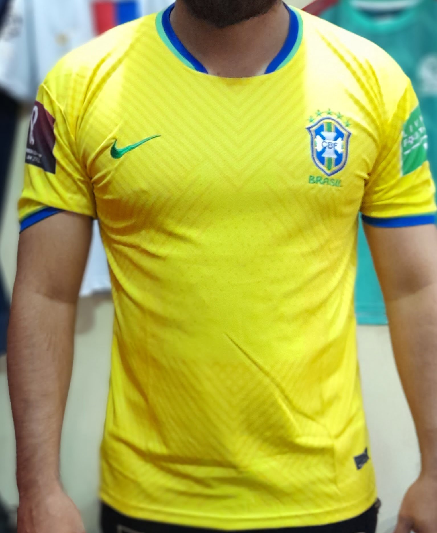 Camisa de Brasil local 2021-2022