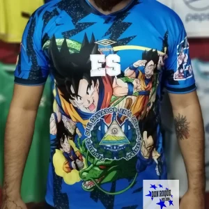 Camiseta de El Salvador Personalizada Dragon Ball