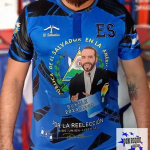 Camiseta de Bukele 2024 Reelección