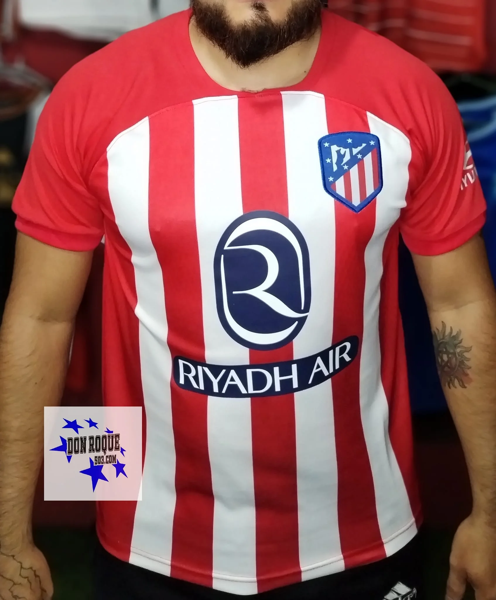 Primer equipamiento del Atlético de Madrid 23-24 / Uniforme completo