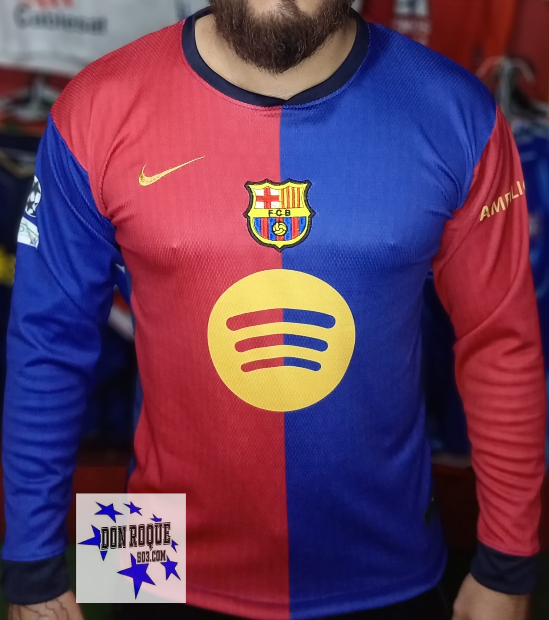 Primer Equipamiento del Barcelona 2024-2025 Manga larga