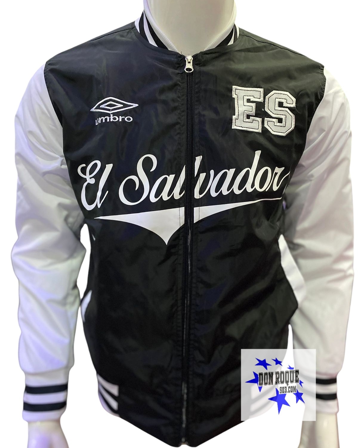 Chumpa Impermeable Negra de El Salvador 2025