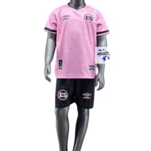 Traje Infantil de El Salvador Rosado 2025