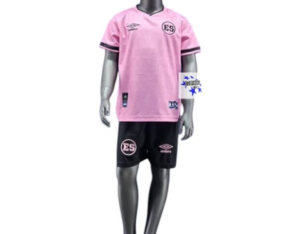 Traje Infantil de El Salvador Rosado 2025